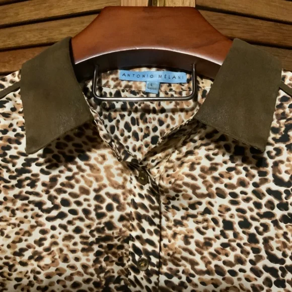Animal Print Blouse - Picture 2 of 6